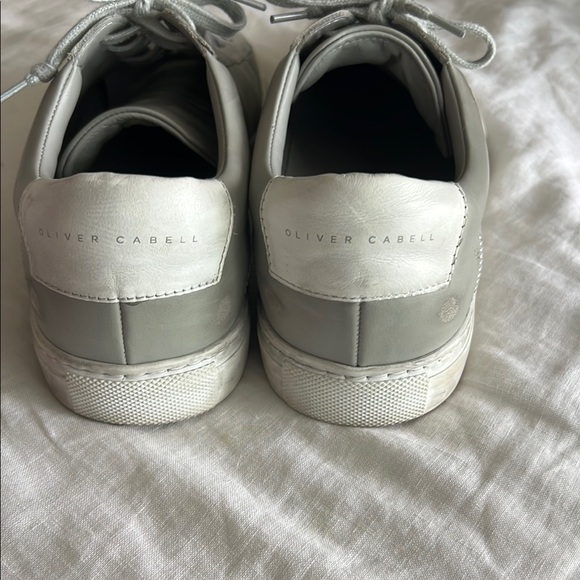 Oliver Cabell Men’s Low 1 Sneakers Men’s Shoes Size 9 Particle Grey - Picture 4 of 12